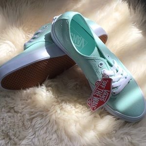 Mint green vans